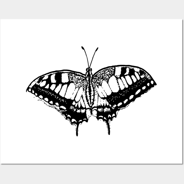 Swallowtail butterfly Wall Art by MarjolijndeWinter